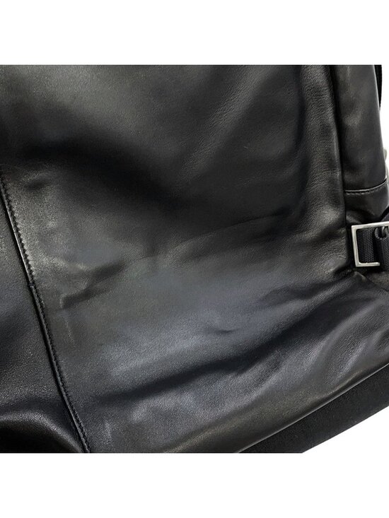 Saint Laurent Paris Sac City Trekking Backpack Lambskin Black